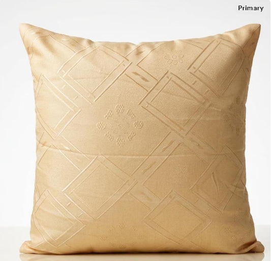 X200 CUSHION COVERS PEACH - MEASURES 16X16" / 40X40 CM -SQUARE FLORAL DESIGN - QUALITY FABRIC