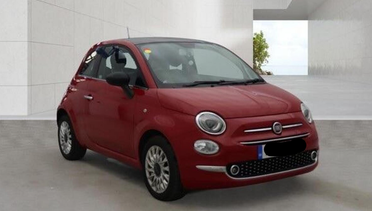 **(ONLY 56K MILEAGE)**2018 FIAT 500 LOUNGE 1.2 PETROL MANUAL HATCHBACK RED >>--NO VAT ON HAMMER--<<