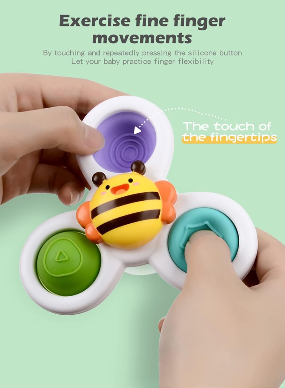 SUCTION SPINNER TOYS - QTY 560 PCS - PRICE RRP 8.99