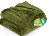 27 X NEW UTOPIA BEDDING NAVY FLEECE BLANKET | RRP £323 | BULK CLEARANCE