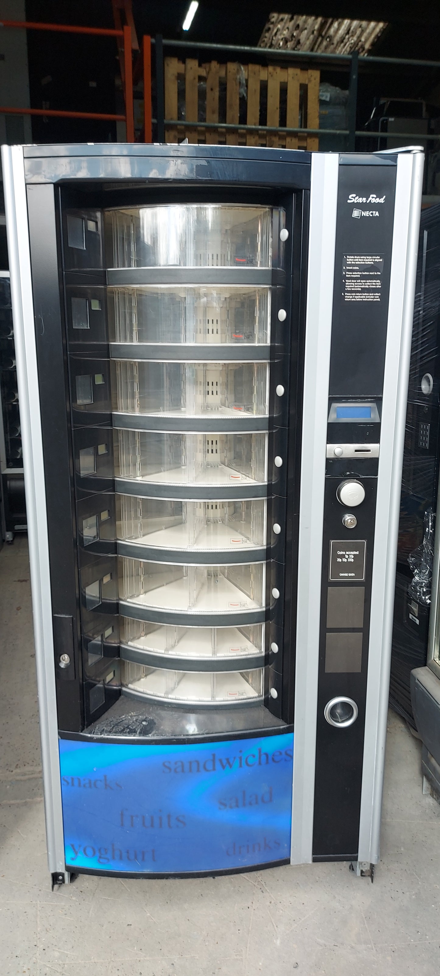 STARFOOD VENDING MACHINE FRESH FOOD 8 MACHINES