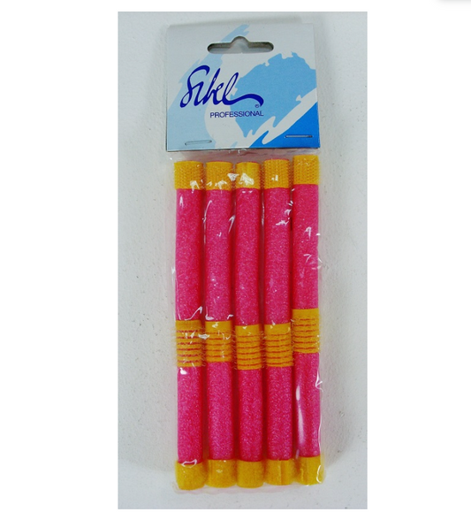 200 X RED HAIR CURLERS'-MEDIUM
