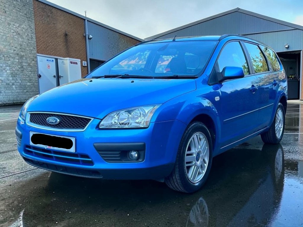 **(ONLY 43K MILEAGE)** 2005 FORD FOCUS GHIA 1.6L PETROL MANUAL ESTATE BLUE >>--NO VAT ON HAMMER--<<