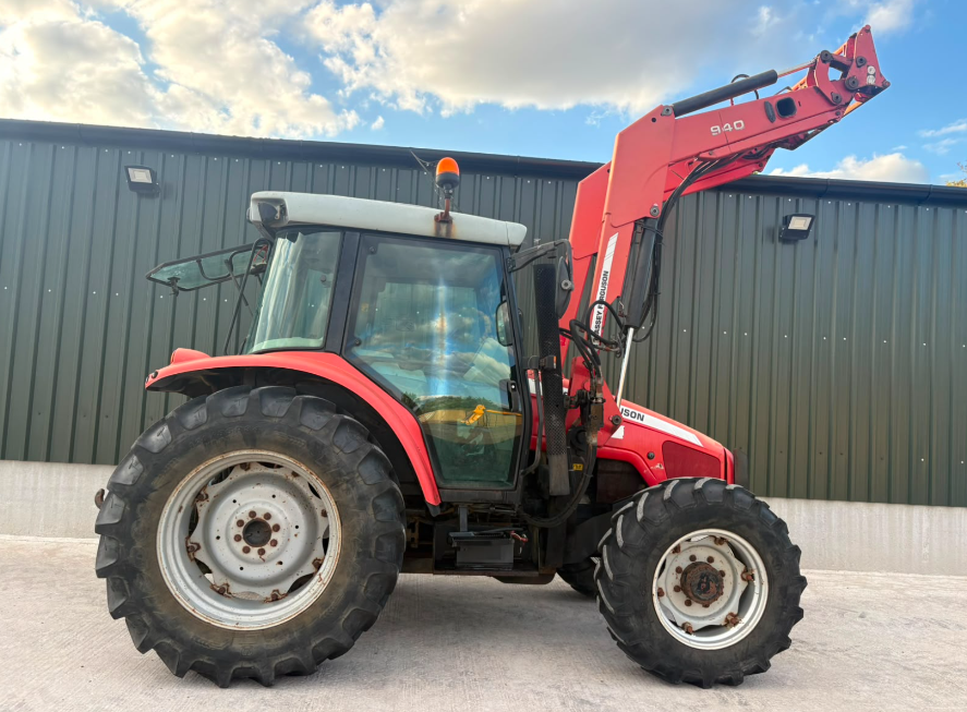 2008 MASSEY FERGUSON 5455 LOADER TRACTOR DYNA-4