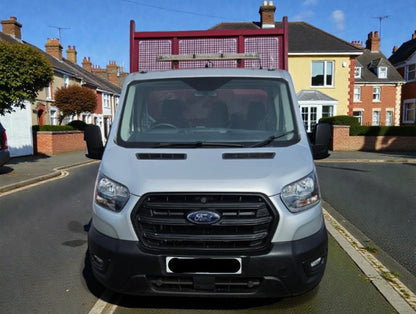 **(ONLY 34K MILEAGE)** 2023 FORD TRANSIT 350 LEADER ECOBLUE 1996CC DIESEL MANUAL CHASSIS CAB SILVER
