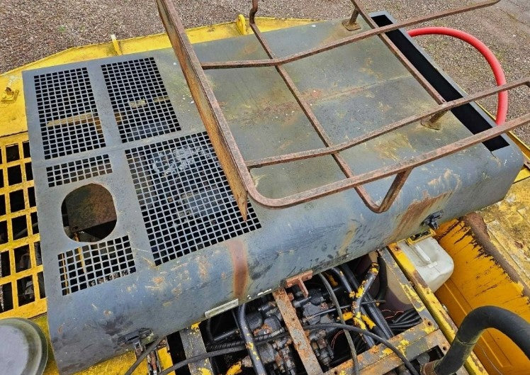 JCB JS200 / JS220 BONNET ENGINE COVER WITH VANDAL GUARD RACK