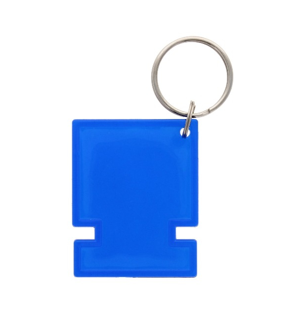 1000 X COMPUTER SHAPED KEYCHAIN-BLUE