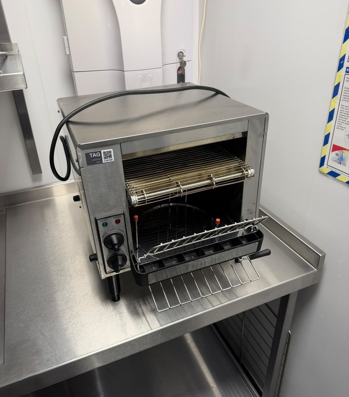 1X DUALIT DCT2I CONVEYOR TOASTER – COMMERCIAL COUNTERTOP TOASTER