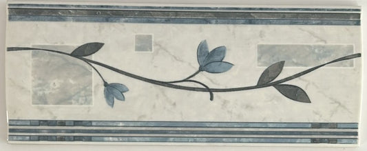 105 BXS BLUE ROSEMARY LISTELLO CERAMIC TILE 250X100MM