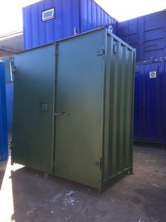 8FT X 4FT STEEL TOOL STORE – SECURE GARDEN & SITE STORAGE UNIT