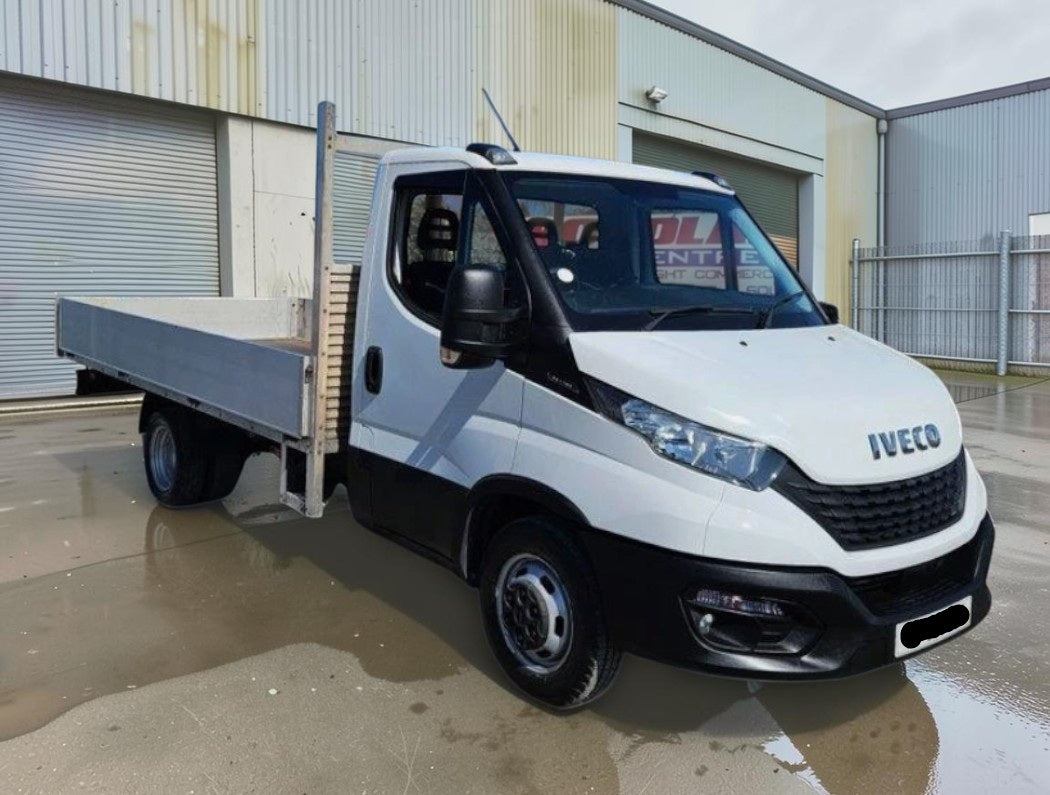 **(ONLY 107K MILEAGE)** 2021 IVECO DAILY 35C14B 2.3 DIESEL MANUAL CHASSIS CAB WHITE