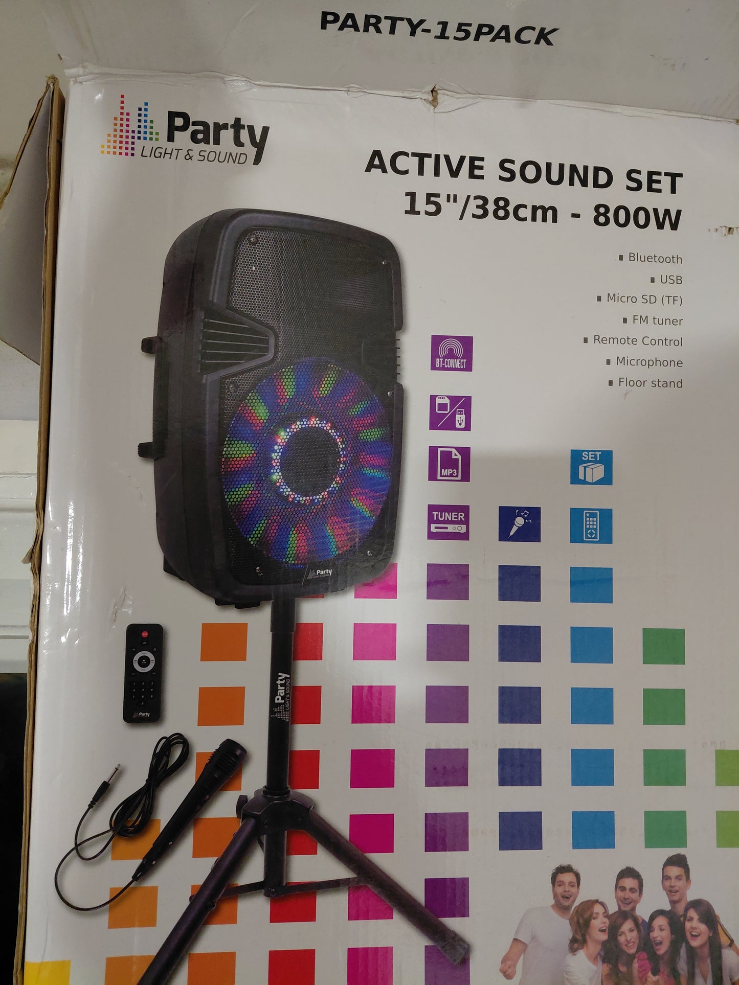 BLUETOOTH PARTY LIGHTS SPEAKER NEW