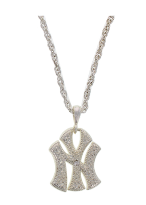 240 X NEW YORK SIGN SILVER PENDANT NECKLACE