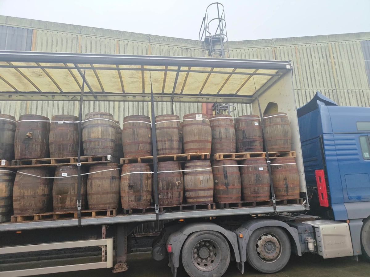 5 X GENUINE USED WHISKY BARREL / OAK CASK – GARDEN, BAR, PUB, PLANTER & UPCYCLING