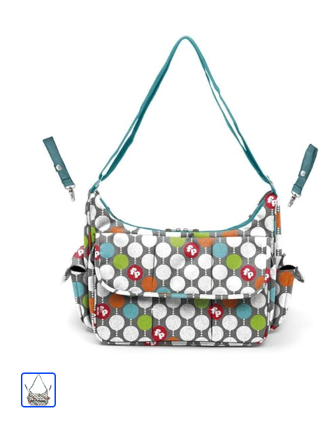 10X NEW FISHER-PRICE MAMA BAG+ACC 39X14X30.5 DOTS