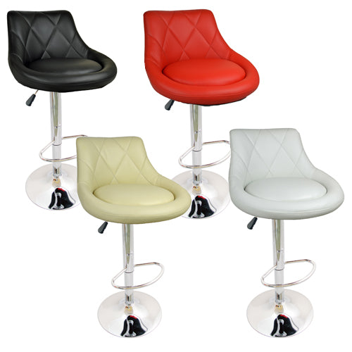 10 X BARSTOOLS FAUX LEATHER PLASTIC METAL BASE BREAKFAST KITCHEN STOOLS RRP £300