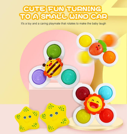 SUCTION SPINNER TOYS - QTY 560 PCS - PRICE RRP 8.99