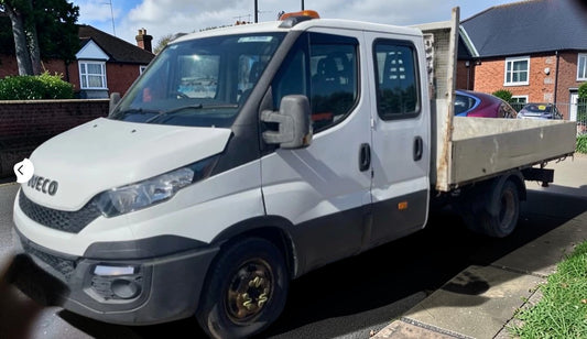 2015 IVECO DAILY 2.3 CREW CAB CHASSIS 35C13 TIPPER