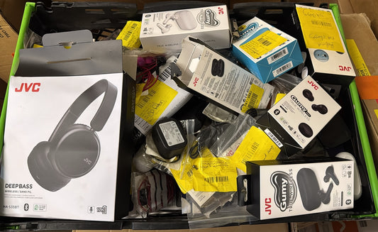 30X ASSORTED JVC EARPHONE & EARBUDS