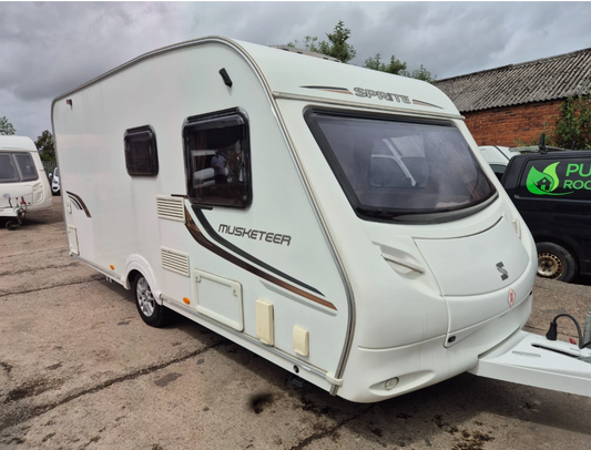 2012 SPRITE SWIFT MUSKETEER 5 BERTH TOURING CARAVAN >>--NO VAT ON HAMMER--<<