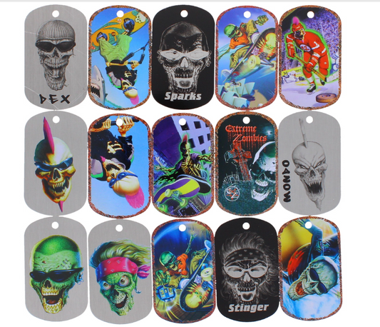 6000 X ASSORTED METAL DOG TAGS