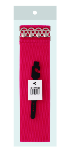 120 X HOT PINK ELASTICATED LADIES BELT