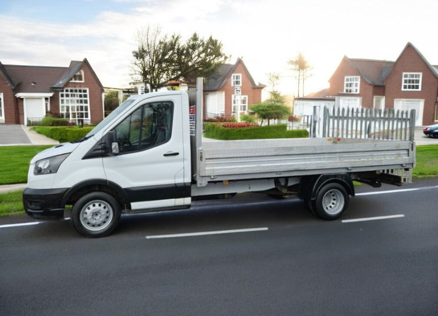 **(ONLY 79K MILEAGE)** 2022 FORD TRANSIT 350 LEADER ECOBLUE LWB DROPSIDE PICKUP – 2.0 DIESEL