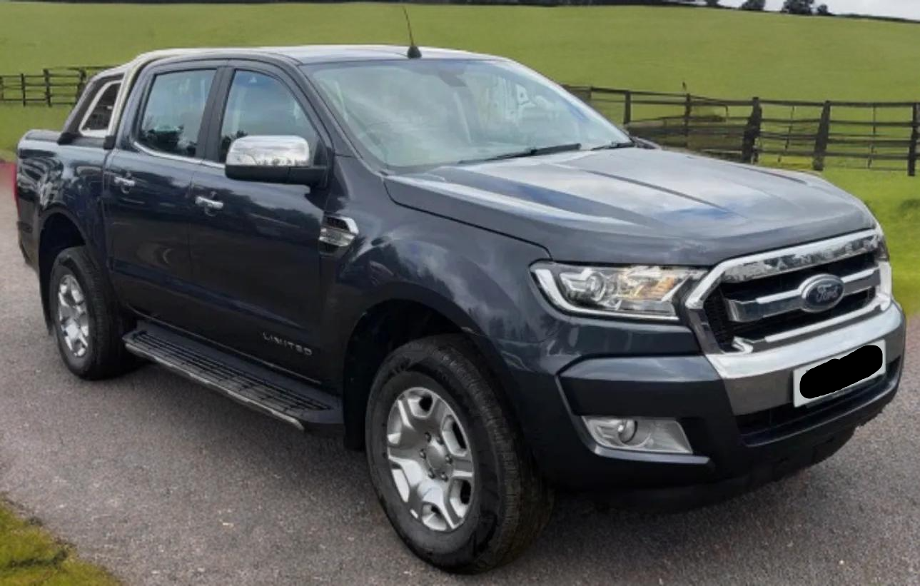 2018 FORD RANGER LIMITED 4X4 DCB TDCI 2.2 DIESEL MANUAL PICK UP, GREY