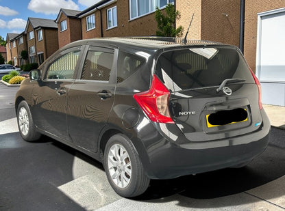 **(ONLY 91K MILEAGE)** 2015 NISSAN NOTE ACENTA 1.2 PETROL MANUAL MPV BLACK >>--NO VAT ON HAMMER--<<