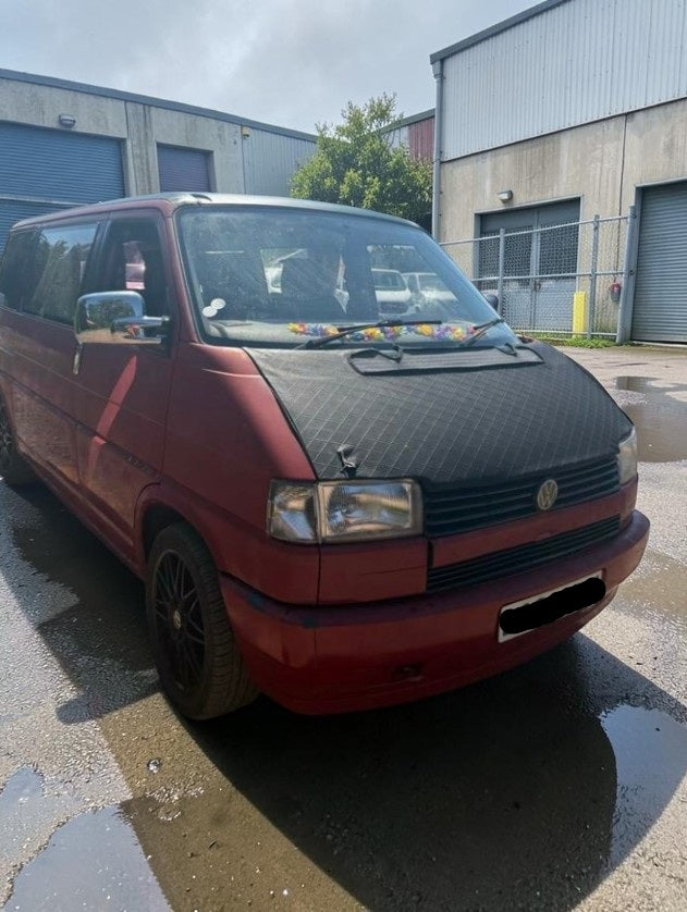 1994 VOLKSWAGEN TRANSPORTER CARAVELLE 1.9 DIESEL CAMPER MWB RED >>--NO VAT ON HAMMER--<<