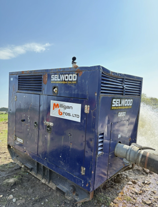 SELWOOD D200 8 INCH WATER PUMP – DIESEL