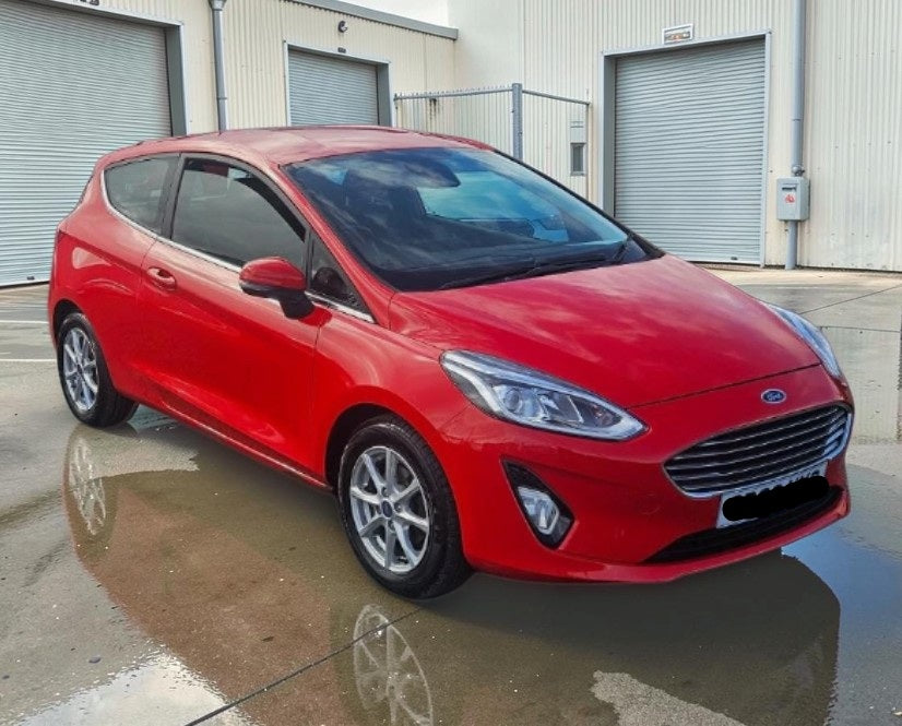 **(ONLY 62K MILEAGE)** 2019 FORD FIESTA ZETEC 1.1 PETROL MANUAL RED 3-DOOR HATCHBACK