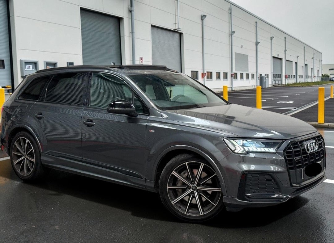 **(ONLY 78K MILEAGE)** 2020 AUDI Q7 3.0 TDI V6 50 BLACK EDITION QUATTRO >>--NO VAT ON HAMMER--<<