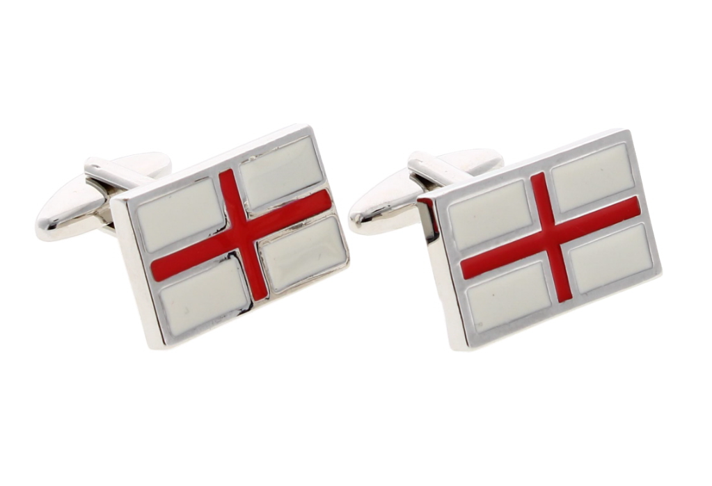 252 X ST GEORGE'S FLAG CUFFLINKS