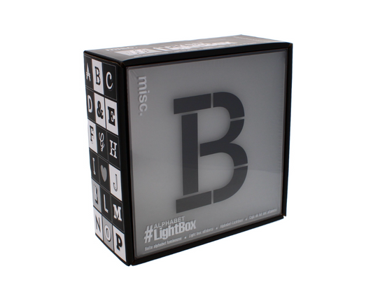 120 X ALPHABET LIGHT UP BOX B