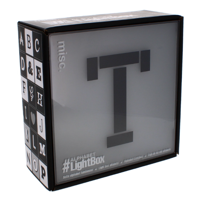 24 X ALPHABET LIGHT UP BOX T