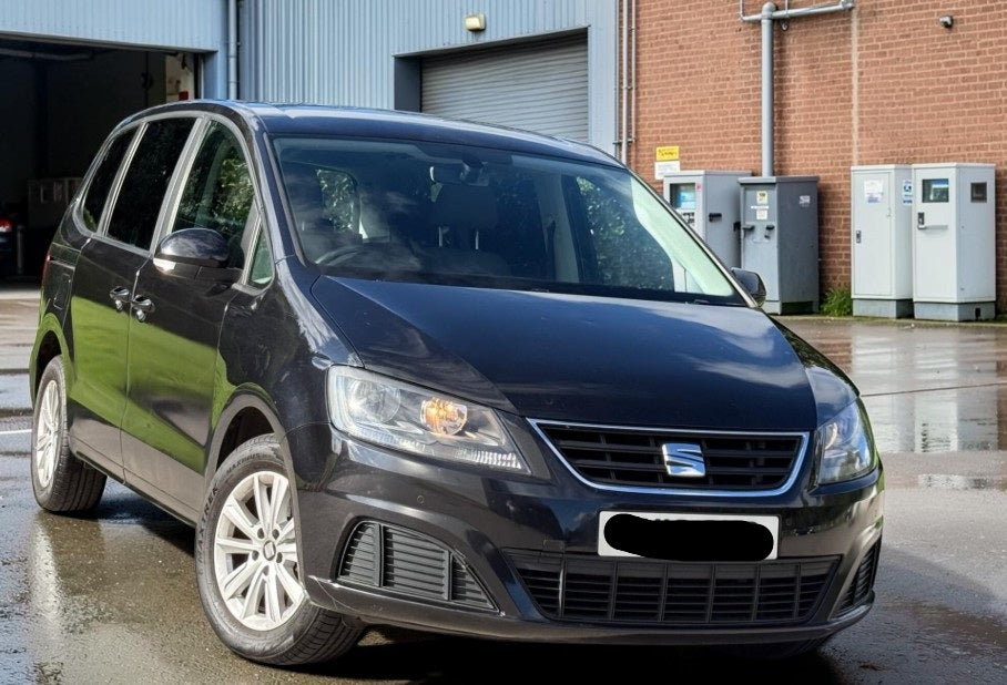 2016 SEAT ALHAMBRA S TDI S-A 1968CC SEMI AUTO DIESEL MPV IN BLACK >>--NO VAT ON HAMMER--<<