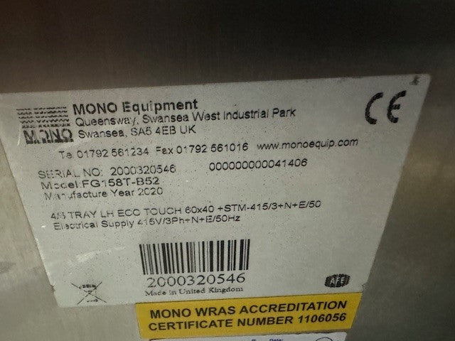 MONOFG 158T- B52 CATERING OVENS