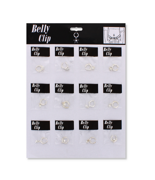 24 X 12PK BELLY CLIP SILVER
