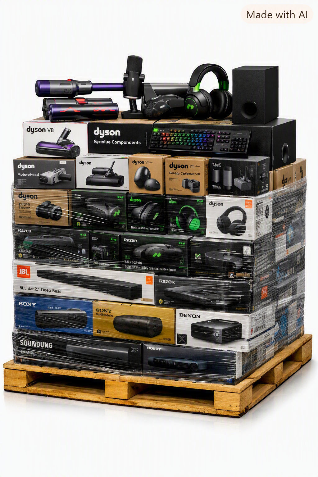 120+ MEGA GAMING & AUDIO RETURNS LOT: RAZER, SONY, JBL & HOME APPLIANCES
