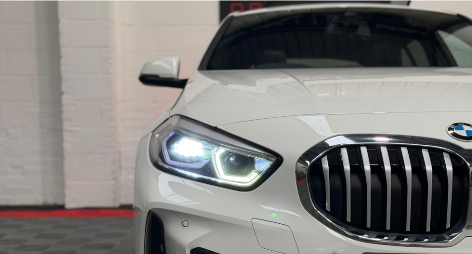 **(ONLY 99K MILEAGE)** 2021 BMW 118I M SPORT 1.5 PETROL SEMI AUTO WHITE >>--NO VAT ON HAMMER--<<