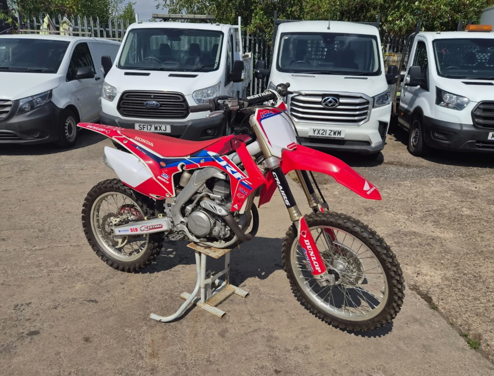 2013 HONDA CRF450 TWIN PIPE MX BIKE >>--NO VAT ON HAMMER--<<