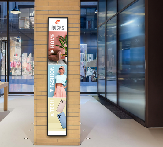 8 X NEW 1.2M LONG X 230 WIDE 43” ULTRA-WIDE COMMERCIAL DISPLAY 24/7 DIGITAL SIGNAGE MONITOR HDMI