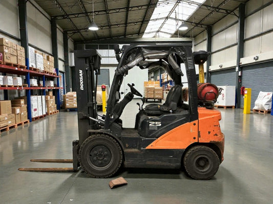 2018 DOOSAN G25P-7 LP GAS FORKLIFT