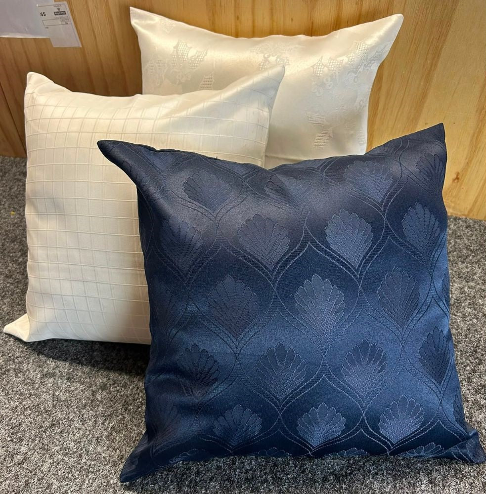 X200 MIX COLOUR & DESIGN CUSHION COVERS 16X16" & 18X18" SIZES, QUALITY FABRIC & ZIP