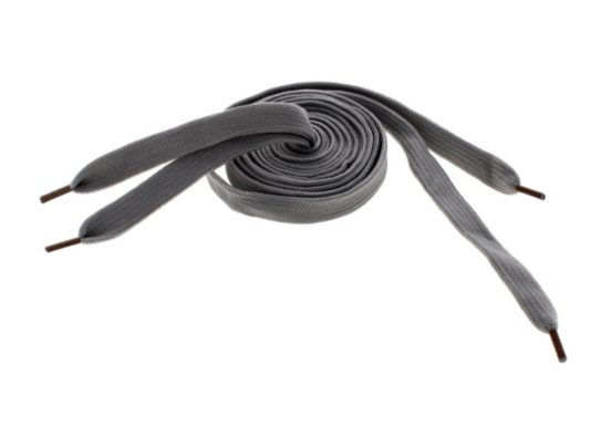 48 X GRAY THICK SHOE LACES (12/252)