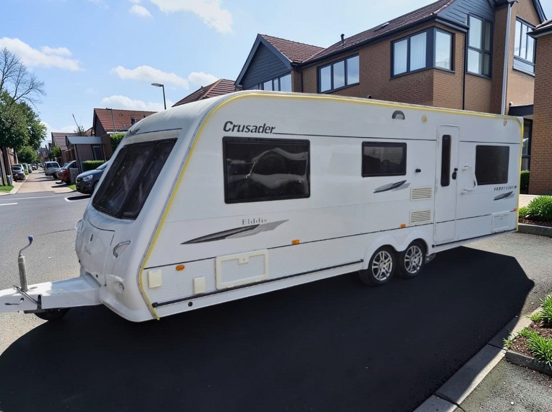 2009 ELDDIS CRUSADER SUPERSTORM 6 BERTH TWIN AXLE TOURING CARAVAN >>--NO VAT ON HAMMER--<<