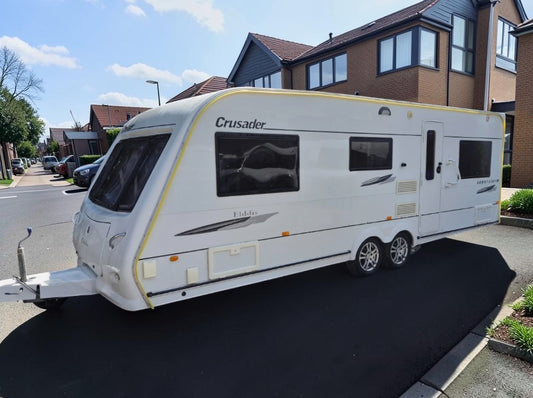 2009 ELDDIS CRUSADER SUPERSTORM 6 BERTH TWIN AXLE TOURING CARAVAN >>--NO VAT ON HAMMER--<<