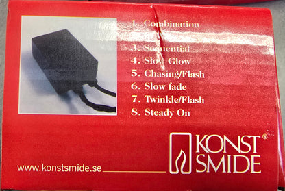 BULK LOT OF 120 KONSTSMIDE 100 LED MULTI COLOURED CHRISTMAS LIGHTS RRP £14.99 EACH