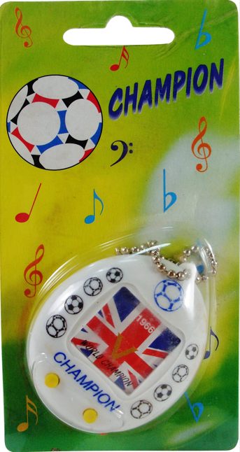 1000 X FOOTBALL CHAMPION KEYCHAIN